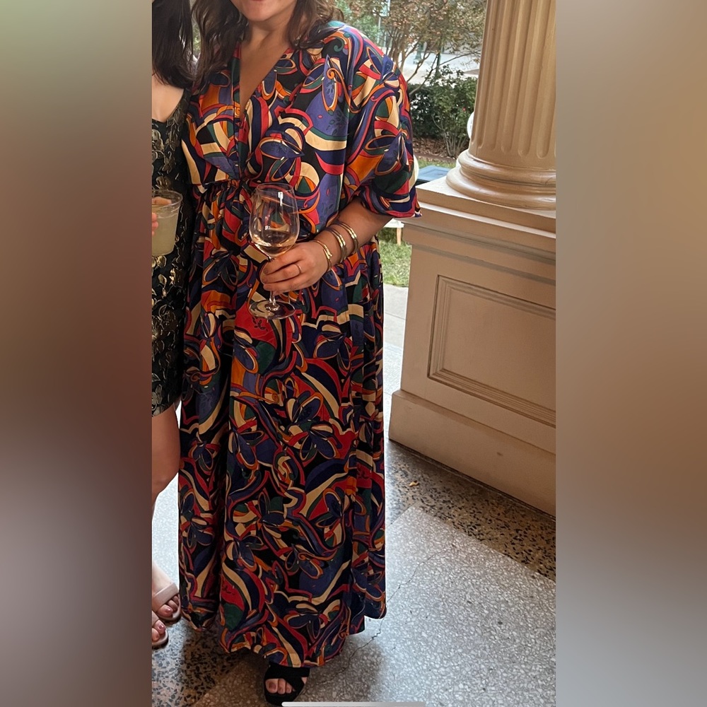 Multicolored maxi dress